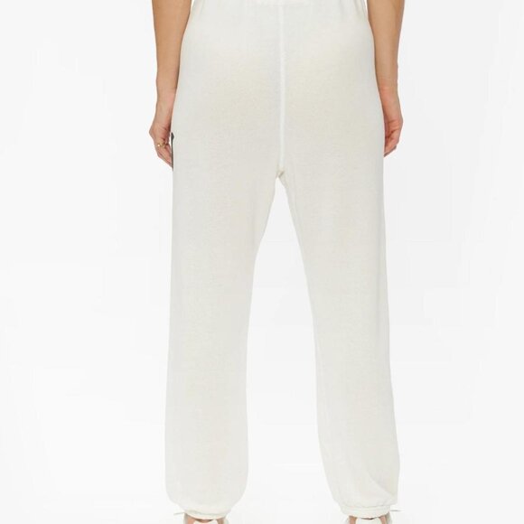Freecity White French Lightweight Terry Joggers_Size S - Picture 3 of 10